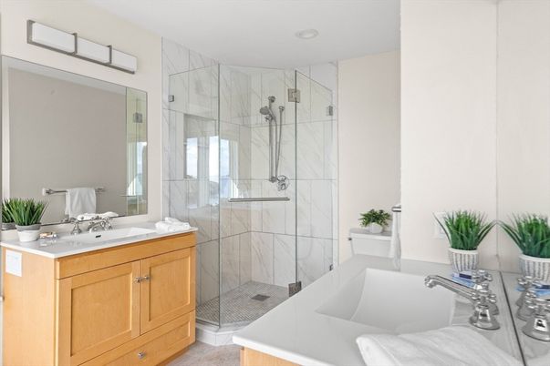 Bathroom, Glass Shower, Interior