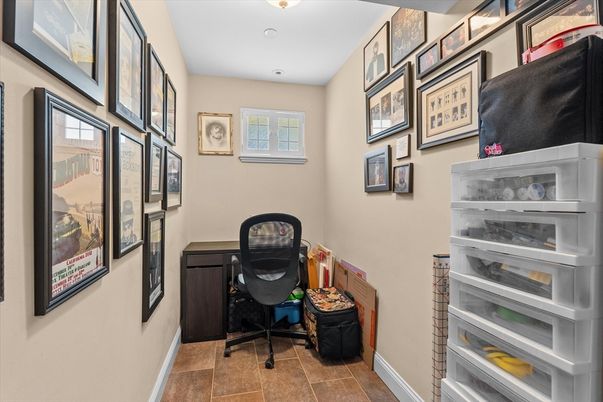 Home Office, Interior, Recessed Lighting