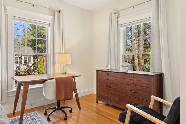 Home Office, Interior, Wood Texture Flooring