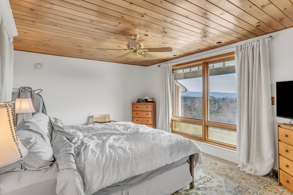Bedroom, Interior, Wooden Ceilings