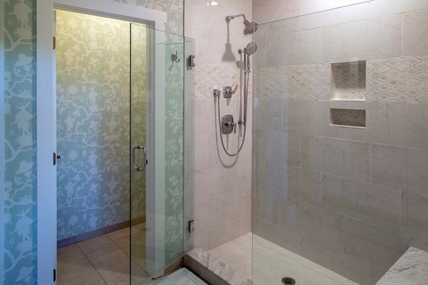 Bathroom, Glass Shower, Interior