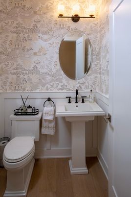 Bathroom, Interior, Wood Texture Flooring