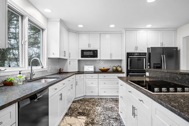 Interior, Kitchen, Recessed Lighting, Stainless Steel Appliances