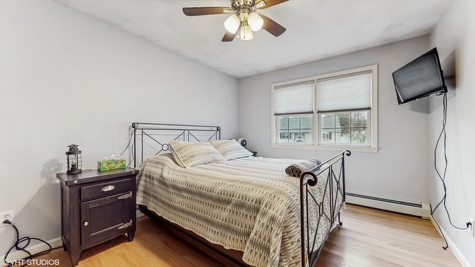 Bedroom, Interior, Wood Texture Flooring