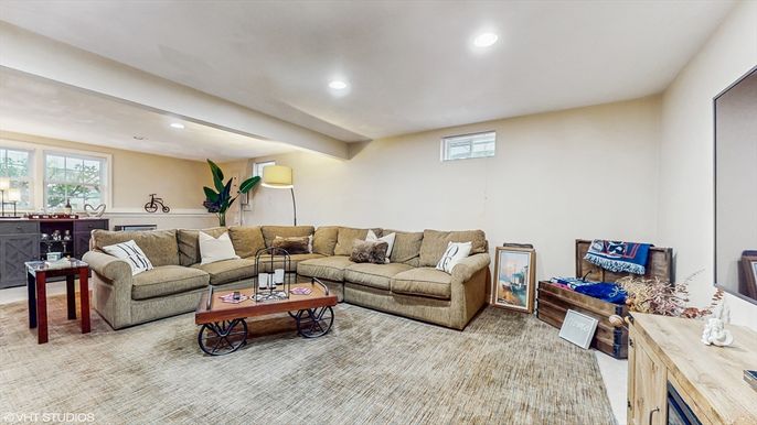 Interior, Living room, Recessed Lighting