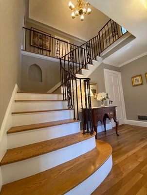 Chandelier, Interior, Wood Texture Flooring