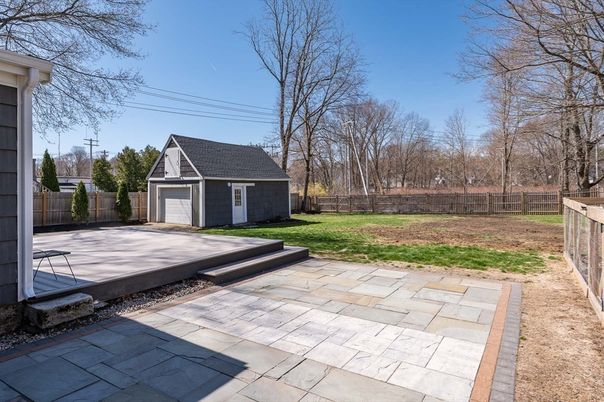 Backyard, Detached Garage, Exterior