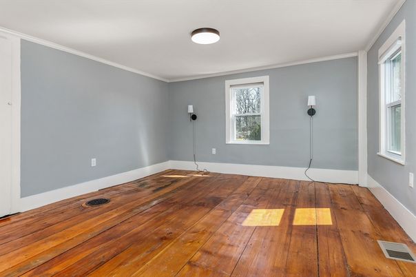 Empty room, Interior, Wood Texture Flooring
