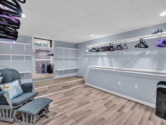 Interior, Recessed Lighting, Walk-in Closets, Wood Texture Flooring