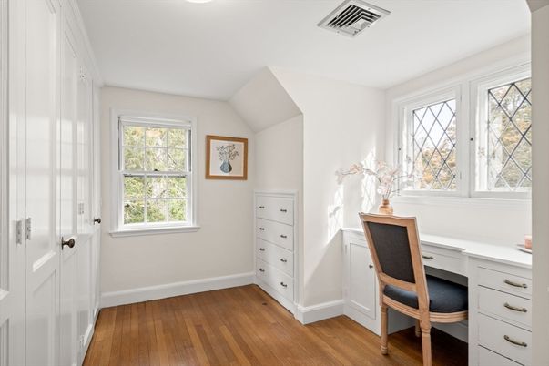 Home Office, Interior, Wood Texture Flooring