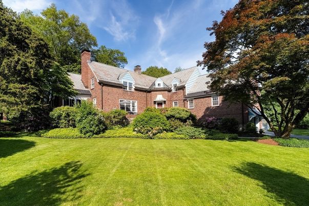 Backyard, Exterior, Facade, Brick Facade, Tudor Revival