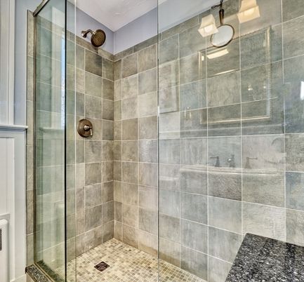 Bathroom, Glass Shower, Interior