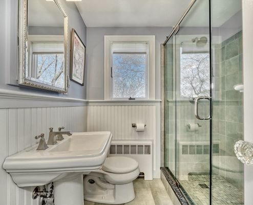 Bathroom, Glass Shower, Interior