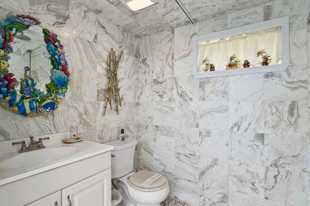 Bathroom, Interior, Marble Walls