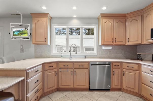 Interior, Kitchen, Recessed Lighting, Stainless Steel Appliances