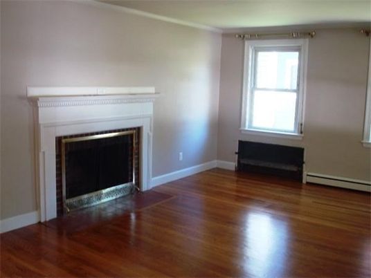 Empty room, Fireplace, Interior, Wood Texture Flooring