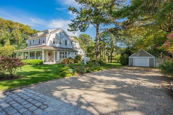 Backyard, Detached Garage, Exterior, Facade, Queen Anne Victorian