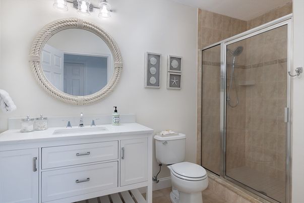 Bathroom, Glass Shower, Interior
