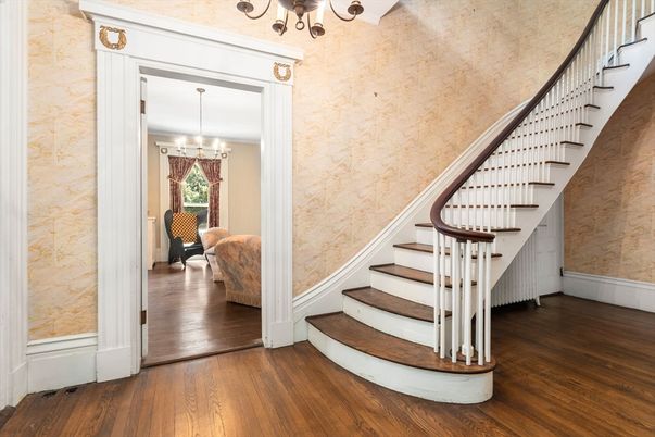 Chandelier, Interior, Wood Texture Flooring