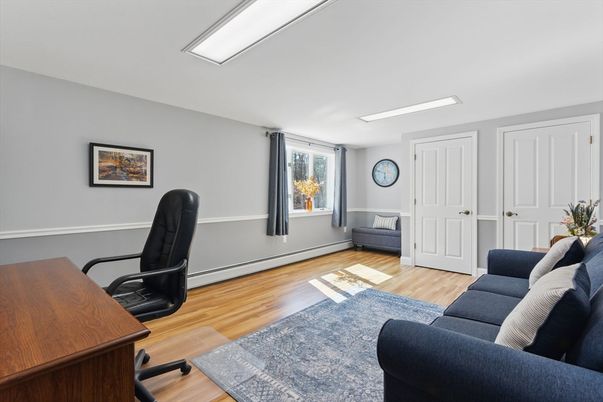 Home Office, Interior, Wood Texture Flooring