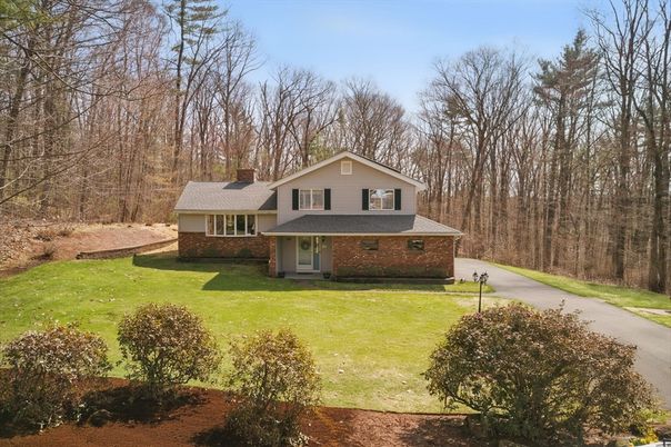 Attached, Backyard, Exterior, Facade, Brick Facade, Split Level