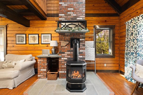 Fireplace, Interior, Stone Walls, Wooden Beams, Wooden Ceilings, Wood Texture Flooring, Wooden Walls