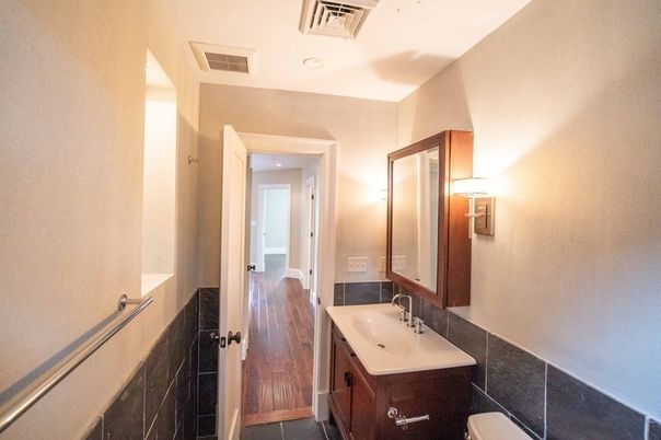 Bathroom, Interior, Wood Texture Flooring