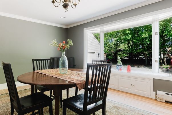 Dining room, Interior, Wood Texture Flooring