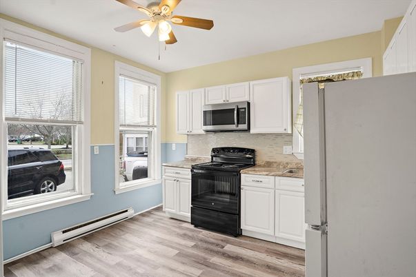 Interior, Kitchen, Wood Texture Flooring