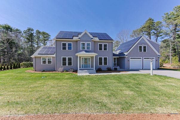Attached, Exterior, Facade, Solar Panels, Georgian