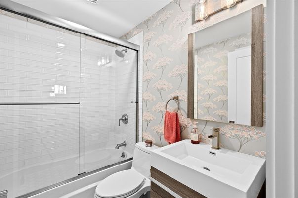 Bathroom, Glass Shower, Interior