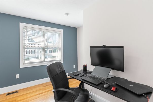 Home Office, Interior, Wood Texture Flooring