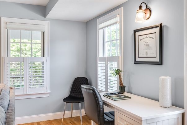 Home Office, Interior, Wood Texture Flooring