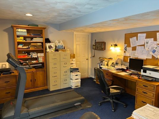 Fitness Equipment, Home Office, Interior, Recessed Lighting