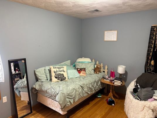Bedroom, Interior, Wood Texture Flooring