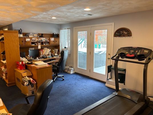 Fitness Equipment, Home Office, Interior, Recessed Lighting