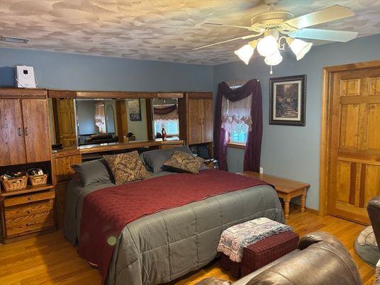 Bedroom, Interior, Wood Texture Flooring