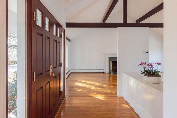 Fireplace, Interior, Wooden Beams, Wood Texture Flooring