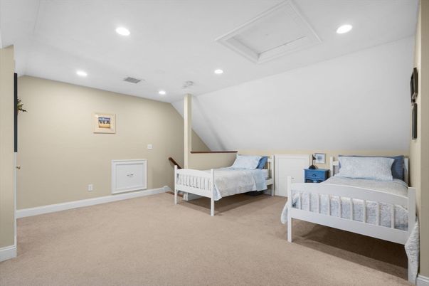 Bedroom, Interior, Recessed Lighting