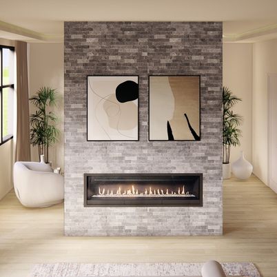 Fireplace, Interior, Wood Texture Flooring