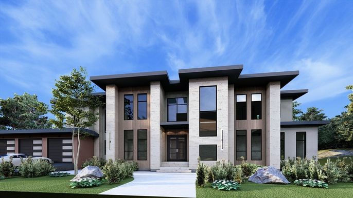 Backyard, Exterior, Facade, Modern