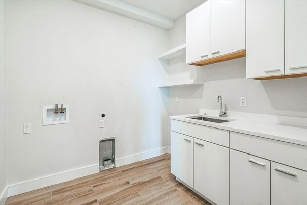 Interior, Kitchen, Wood Texture Flooring