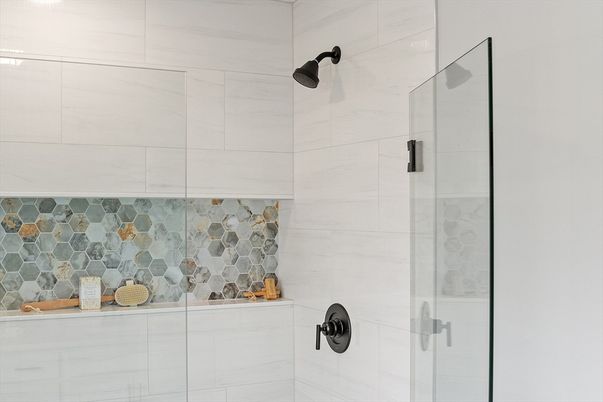 Bathroom, Glass Shower, Interior