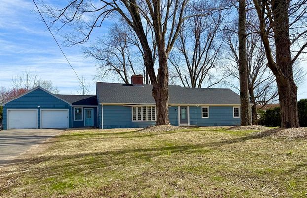 Attached, Backyard, Detached Garage, Exterior, Facade, Cape Cod