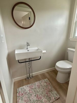 Bathroom, Interior, Wood Texture Flooring