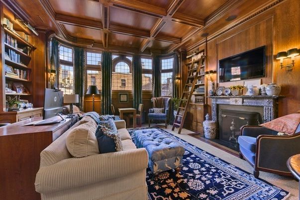 Fireplace, Home Office, Interior, Living room, Wooden Beams, Wooden Ceilings, Wooden Walls