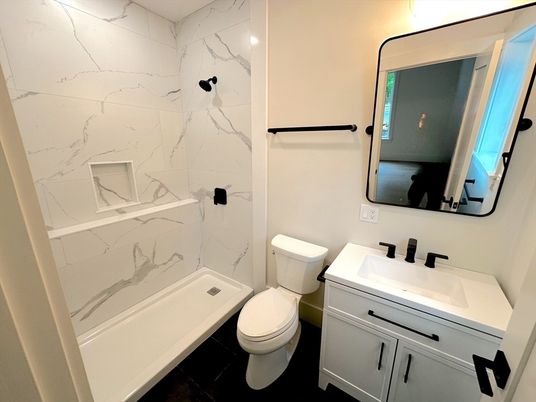 Bathroom, Interior, Marble Walls