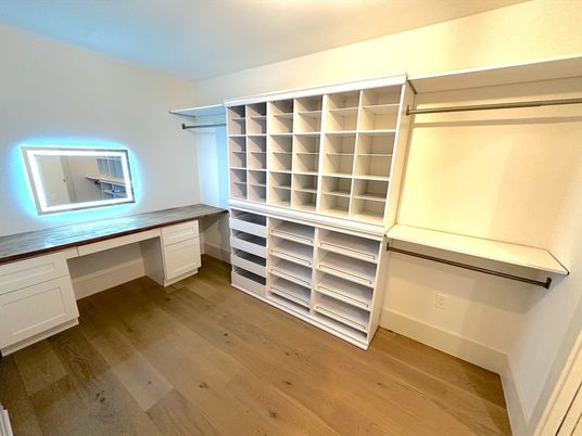 Interior, Walk-in Closets, Wood Texture Flooring