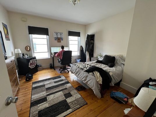 Bedroom, Home Office, Interior, Wood Texture Flooring