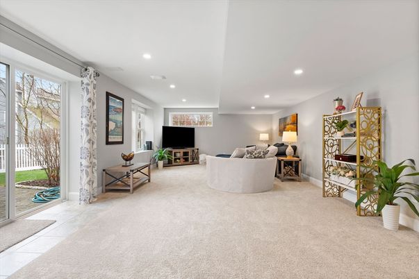 Interior, Living room, Recessed Lighting